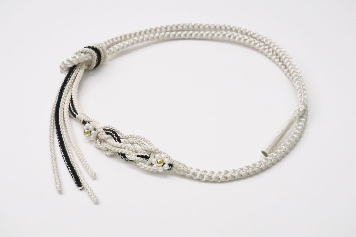 '-ラフィネオリジナル- 帯〆FKパーツ着脱式 RTO-03シルバー - 画像 (18)