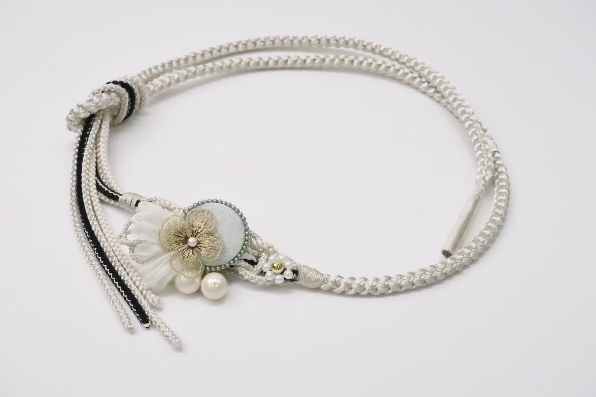 '-ラフィネオリジナル- 帯〆FKパーツ着脱式 RTO-03シルバー - 画像 (8)