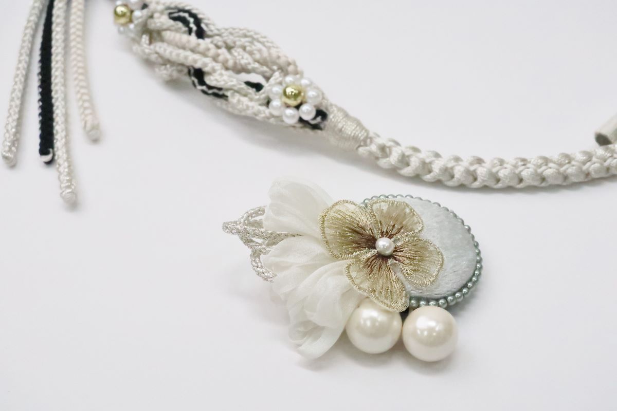 '-ラフィネオリジナル- 帯〆FKパーツ着脱式 RTO-03シルバー - 画像 (9)