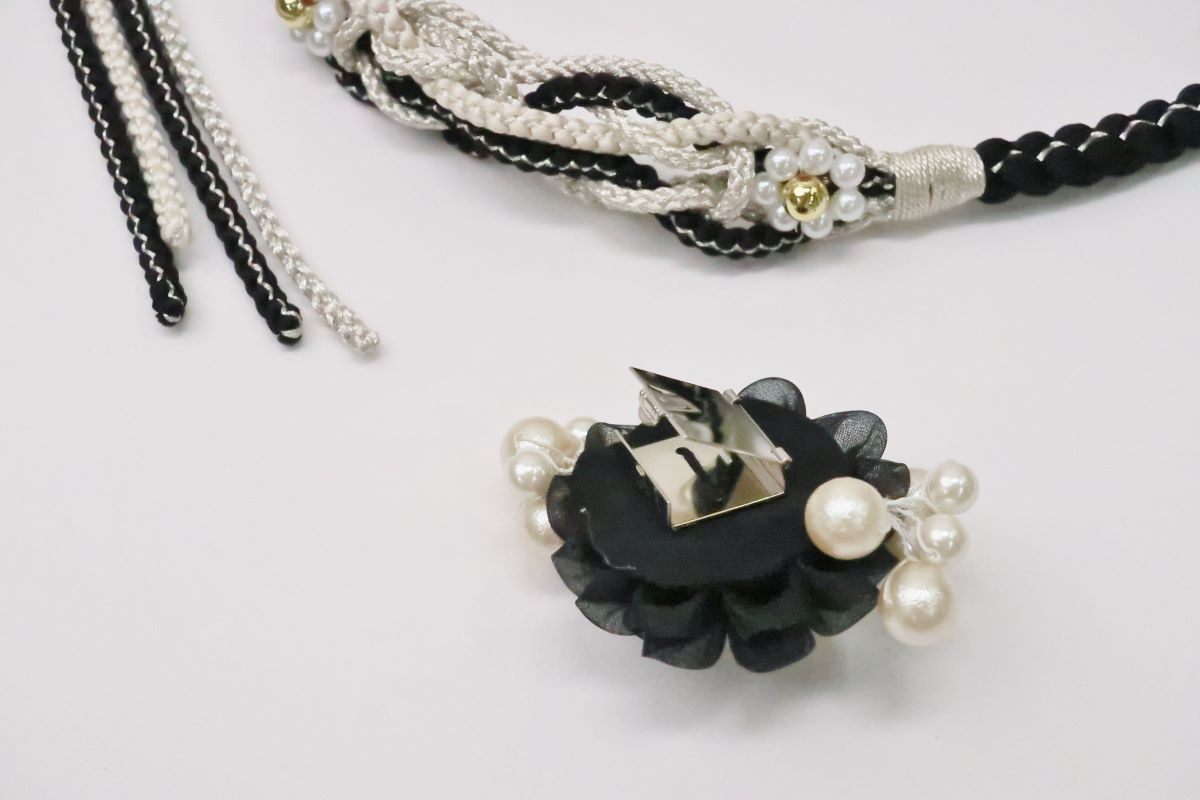 '-ﾗﾌｨﾈｵﾘｼﾞﾅﾙ-　帯〆FKパーツ着脱式 RTO-05ブラック - 画像 (5)