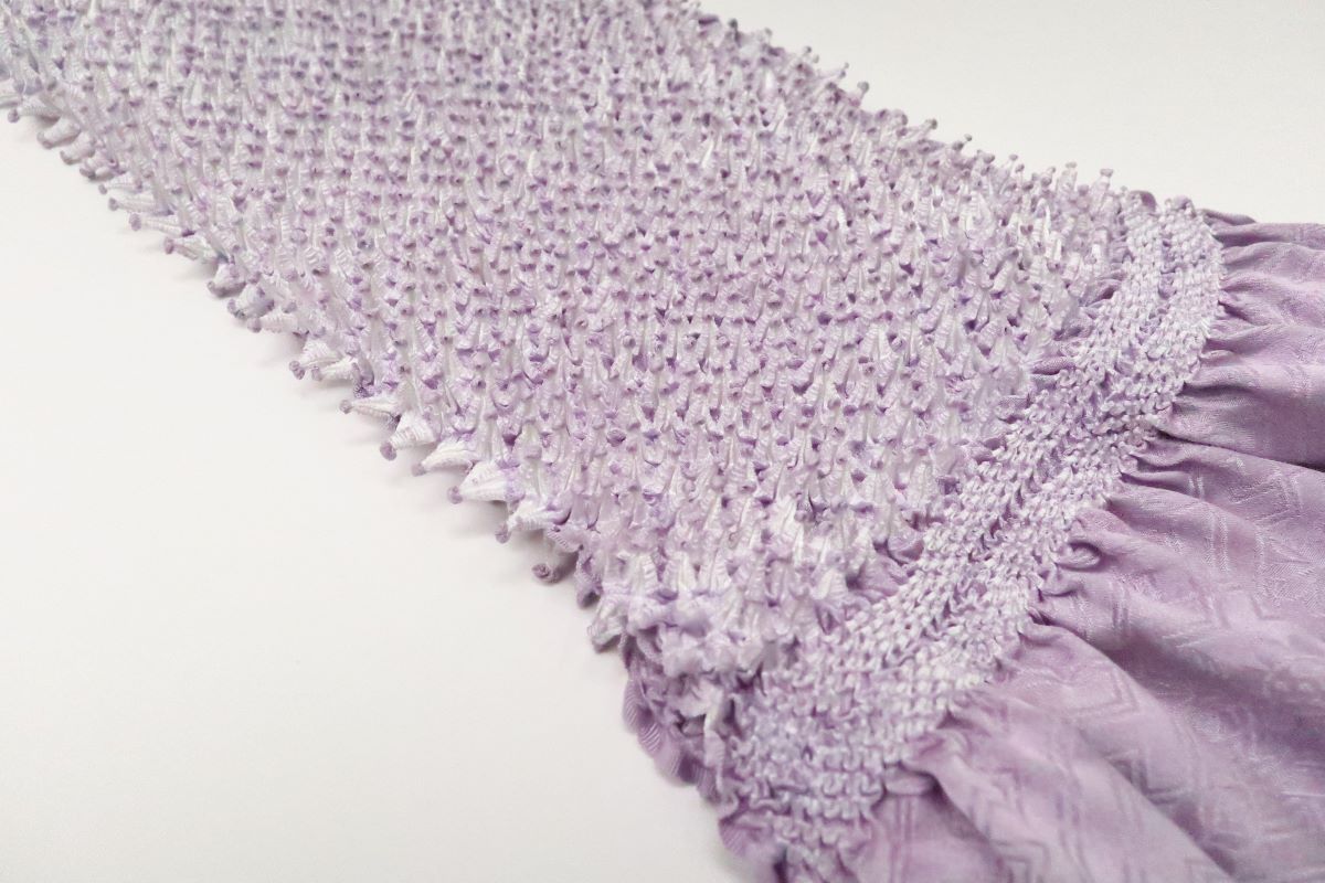 【正絹】ラフィネオリジナルカラー 唄絞り 帯揚 -4色展開- - 画像 (16)