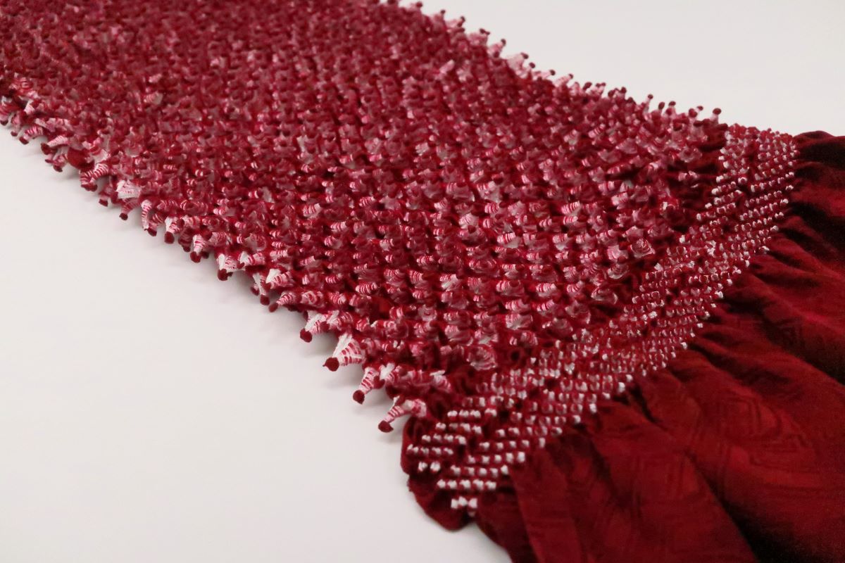 【正絹】ラフィネオリジナルカラー 唄絞り 帯揚 -4色展開- - 画像 (10)