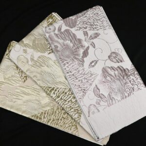 袋帯【正絹】振袖用RO2409-OS05aゼブラ箔 -5色-