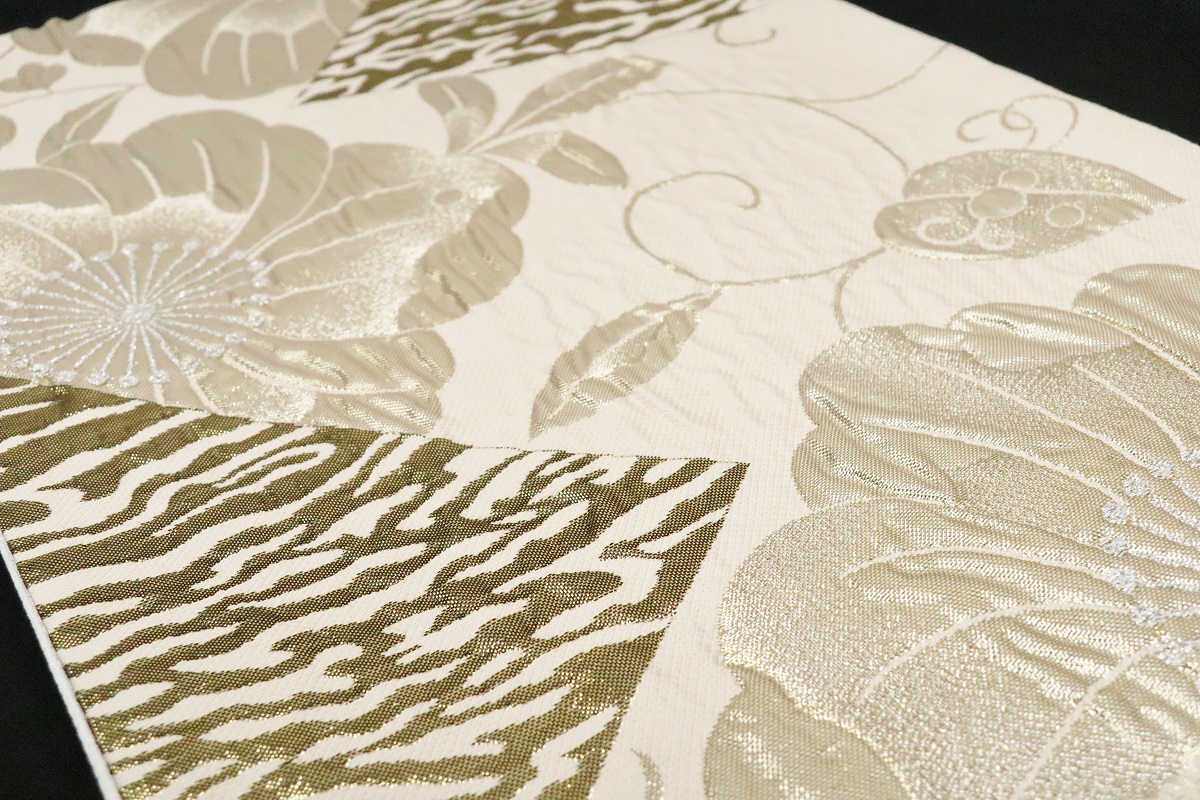 袋帯【正絹】振袖用RO2409-OS05aゼブラ箔 -5色- - 画像 (12)