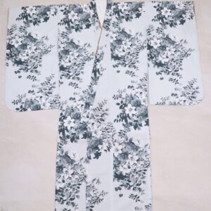 【特別現品】10才着物「RTG2409-10d洋花」ブルーグレー