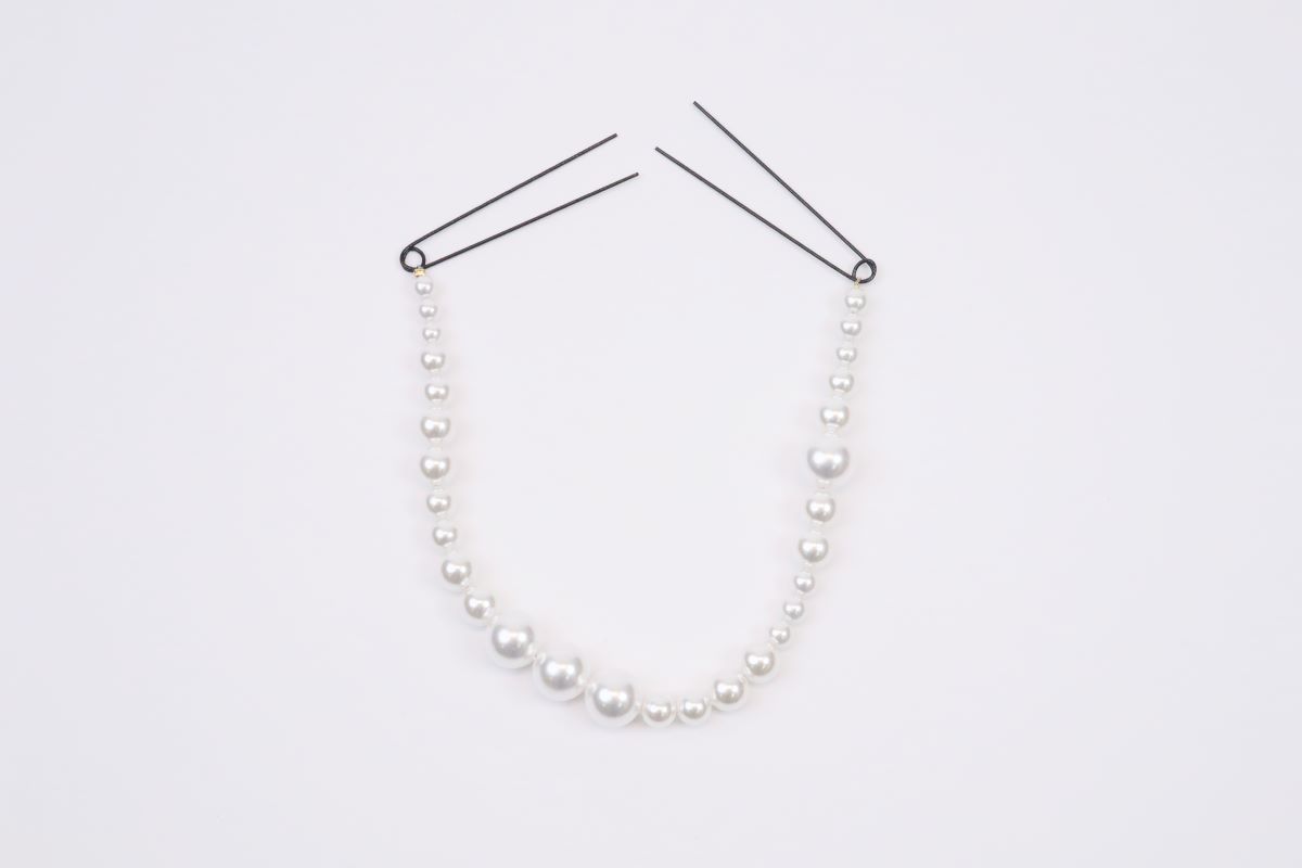 大人用 髪飾り RCH500-899パールつまみ オフ白 - 画像 (5)