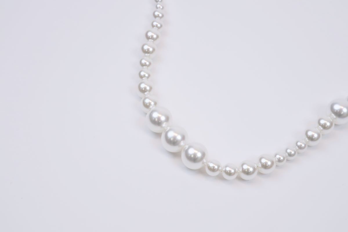 大人用 髪飾り RCH500-899パールつまみ オフ白 - 画像 (4)