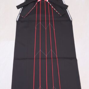 卒業袴「RD-4」黒×市松赤 95㎝/L