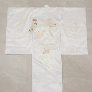 【受注品】 女児お宮参り祝着 陽気な天使No.「麻②」【ホワイト】