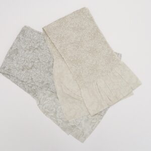 帯揚 ポリ絞り ラメ薔薇 -2色展開-