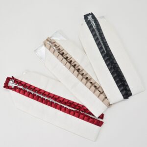 重衿ラフィネオリジナル【合繊】サテンフリル重衿　-3色展開-