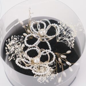 髪飾り大人用 400-619シルバー セパレートタイプ