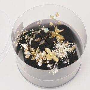 髪飾り大人用 400-615ゴールド セパレートタイプ