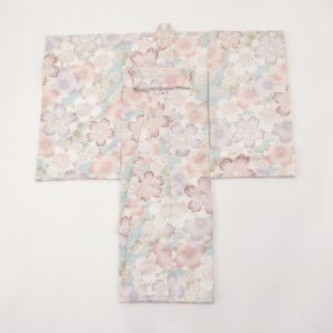 【受注品】 女児お宮参り祝着 しゃれっこNo.「こずえ-B」【ブルーピンク】