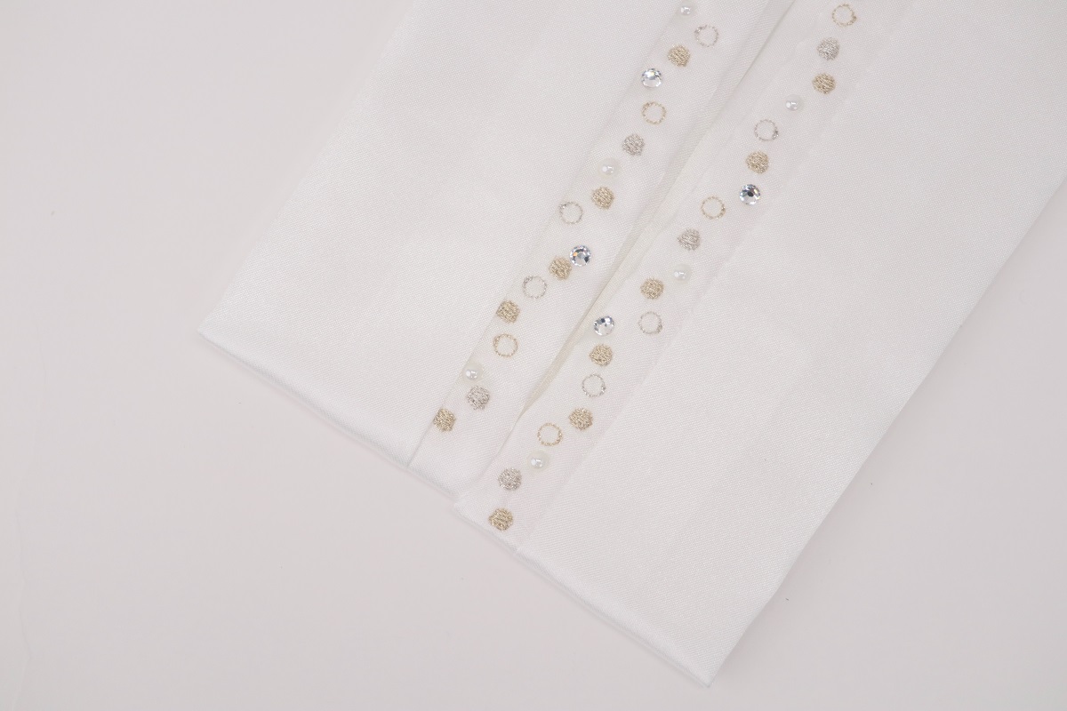 重衿【正絹】小粒ししゅう&ラインパール-teard- -8色- - 画像 (9)
