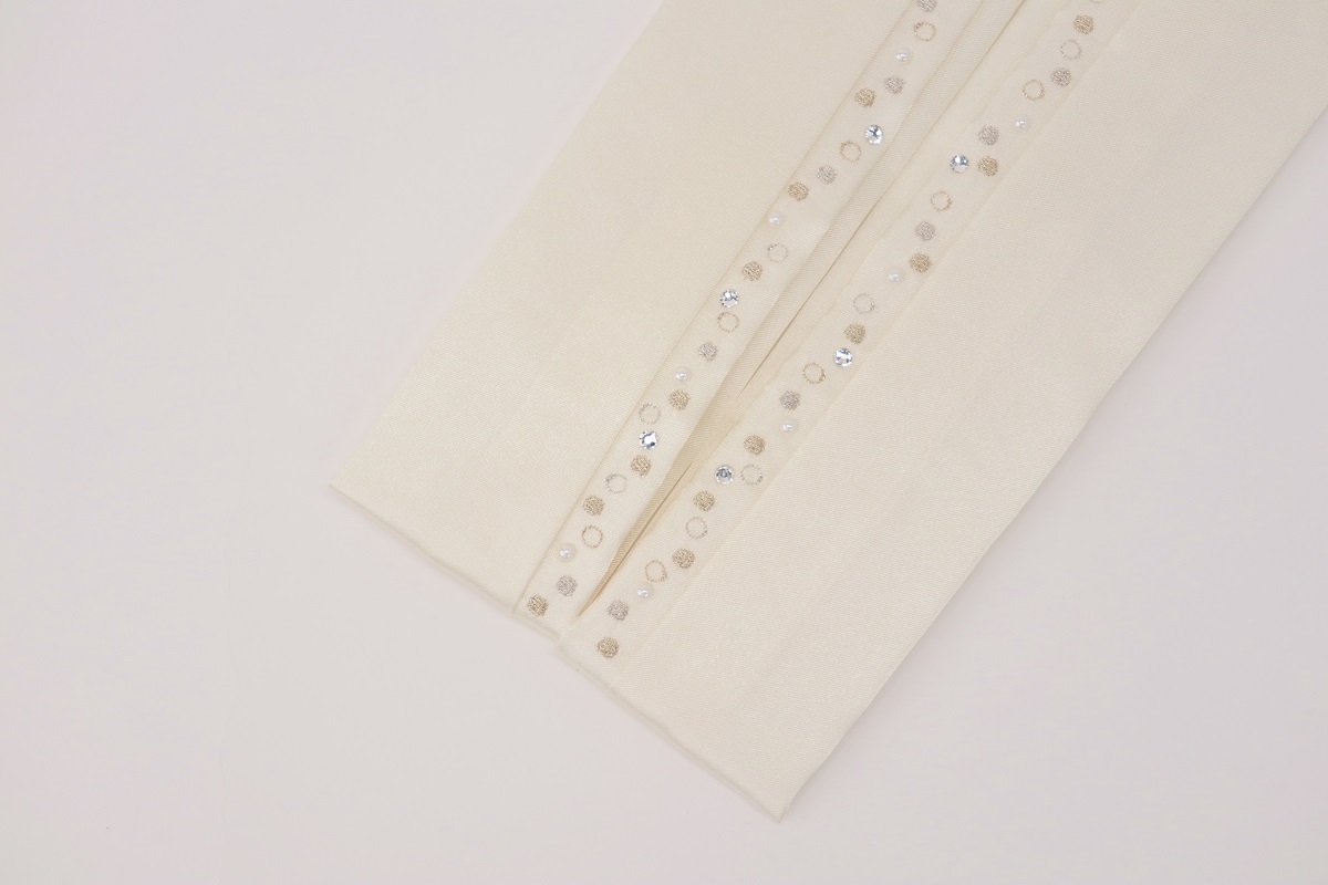 重衿【正絹】小粒ししゅう&ラインパール-teard- -8色- - 画像 (14)