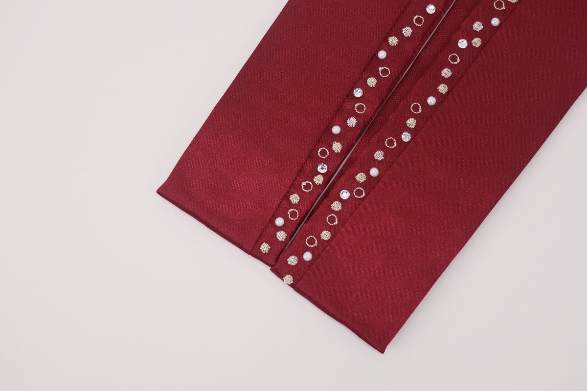 重衿【正絹】小粒ししゅう&ラインパール-teard- -8色- - 画像 (26)