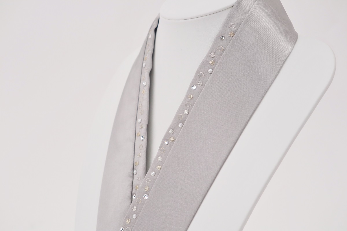 重衿【正絹】小粒ししゅう&ラインパール-teard- -8色- - 画像 (40)