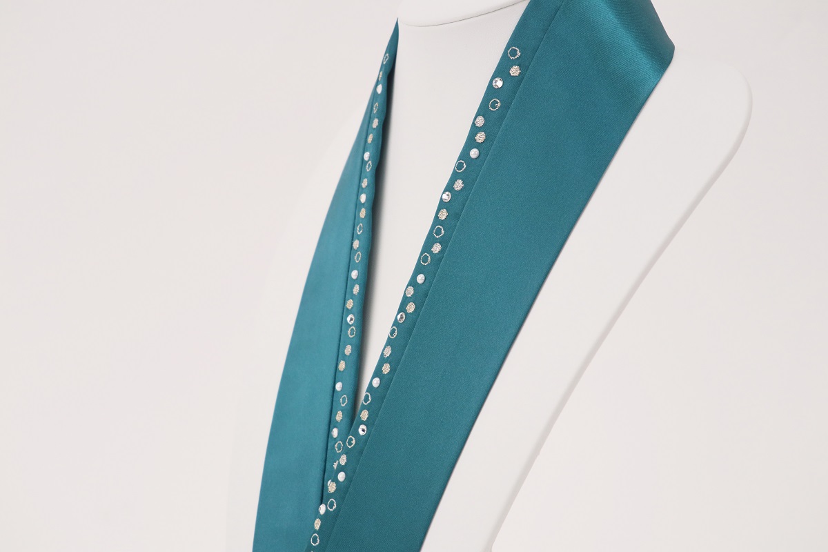 重衿【正絹】小粒ししゅう&ラインパール-teard- -8色- - 画像 (34)