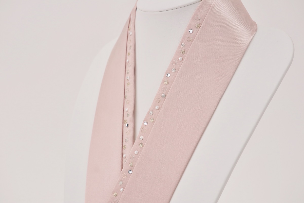 重衿【正絹】小粒ししゅう&ラインパール-teard- -8色- - 画像 (20)