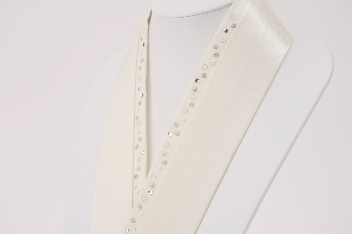 重衿【正絹】小粒ししゅう&ラインパール-teard- -8色- - 画像 (11)