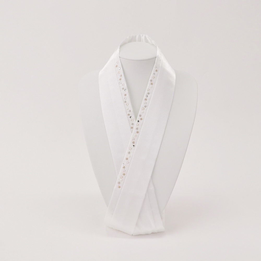 重衿【正絹】小粒ししゅう&ラインパール-teard- -8色- - 画像 (4)