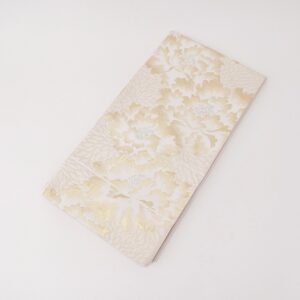 袋帯【正絹】振袖用　RO0525-Oh010　白金