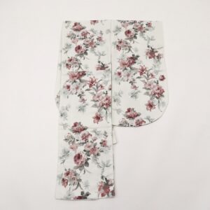 二尺袖ボヌール25年model RMO-05b 【薄グレー地に赤】