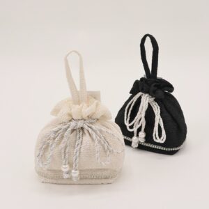 【ﾗﾌｨﾈｵﾘｼﾞﾅﾙ】ワッフル巾着　ニュアージュ　-2colors-