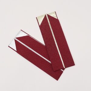 '-ﾗﾌｨﾈｵﾘｼﾞﾅﾙ-銀通し重衿【正絹】バーガンディーレッド　-2type-