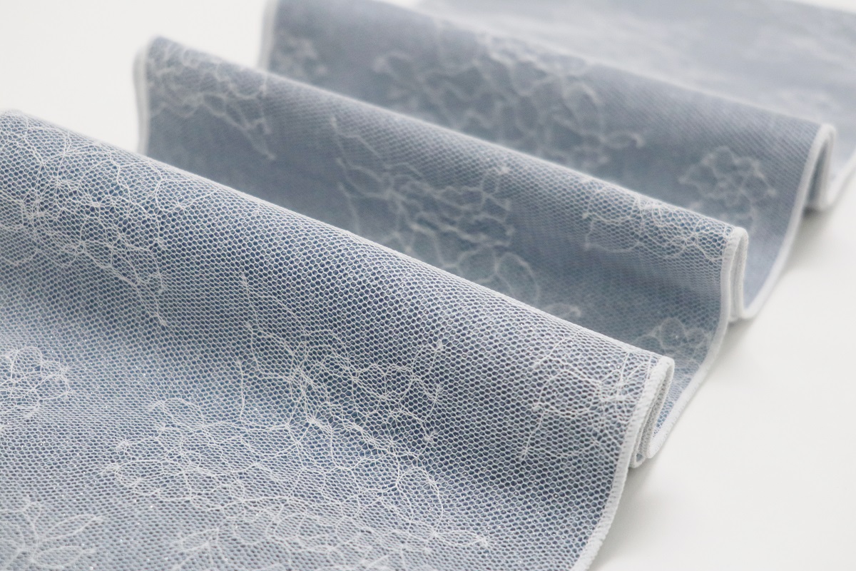 '-ラフィネモカ-レース&ラメブッチャー半衿ER-002リバーシブル -婚礼兼用- - 画像 (6)