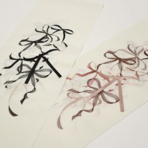 シルエリーししゅう半衿2508リアルリボン　-2色展開-