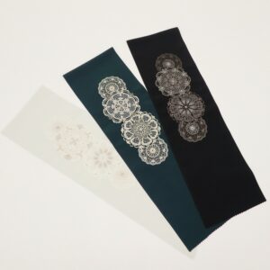 シルエリーししゅう半衿2508クロシェットレース　-3色展開-