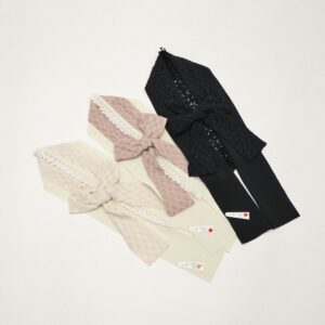 フリル×ラージリボン半衿　　-3colors-