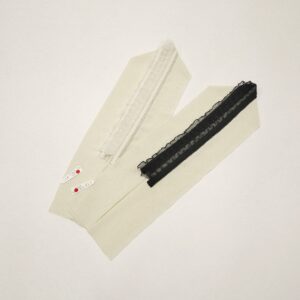 フリル×ブレード半衿　　-2colors-