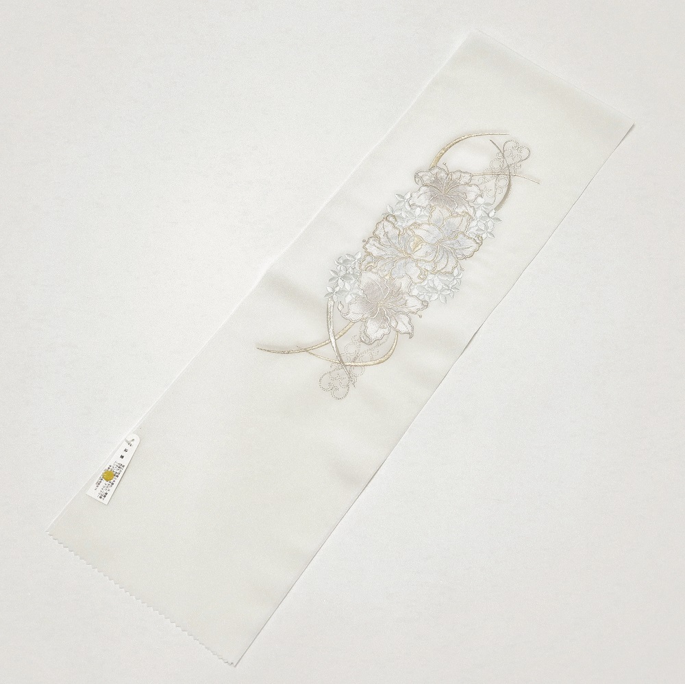 シルエリーししゅう半衿2508百合×ブーケ　-2色展開- - 画像 (7)