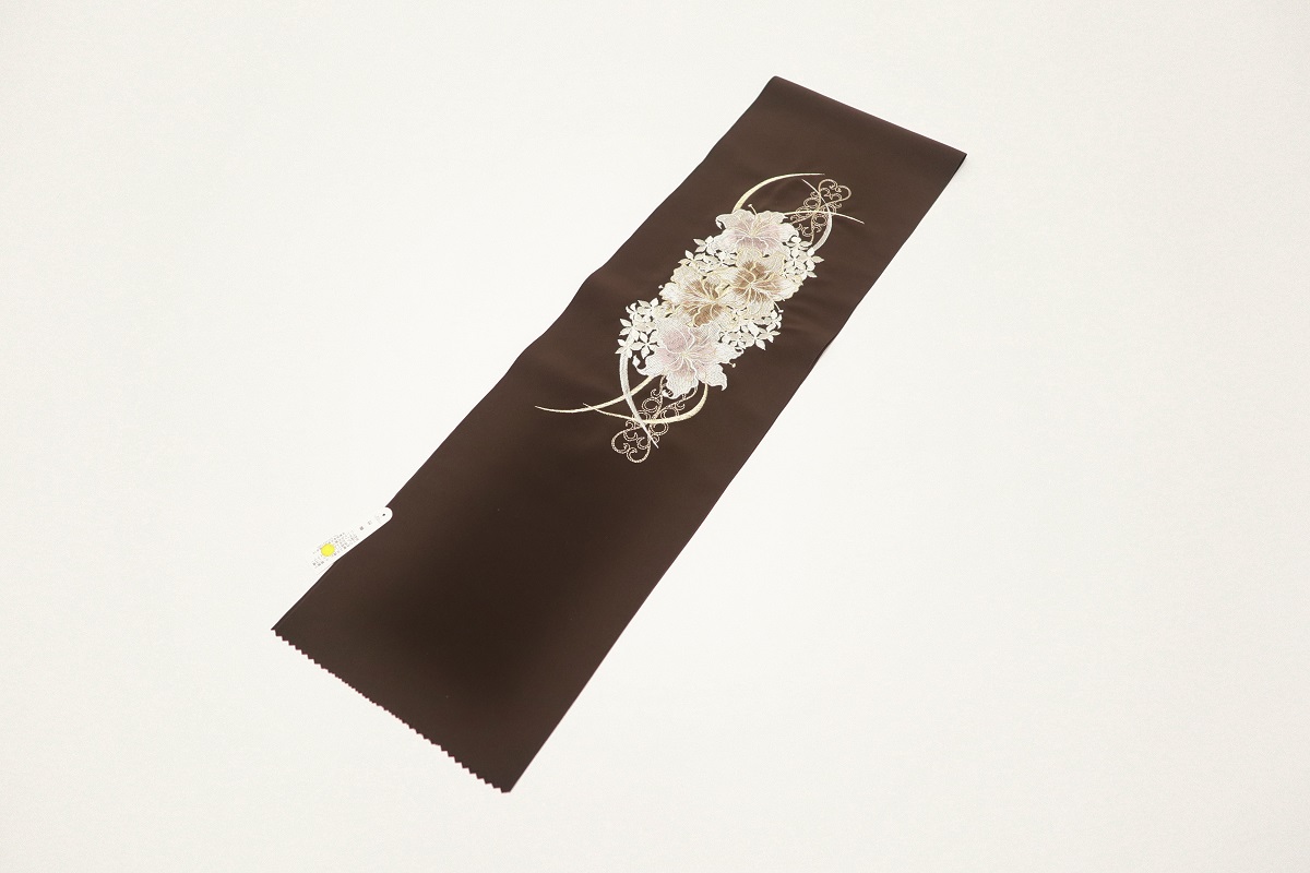 シルエリーししゅう半衿2508百合×ブーケ　-2色展開- - 画像 (9)