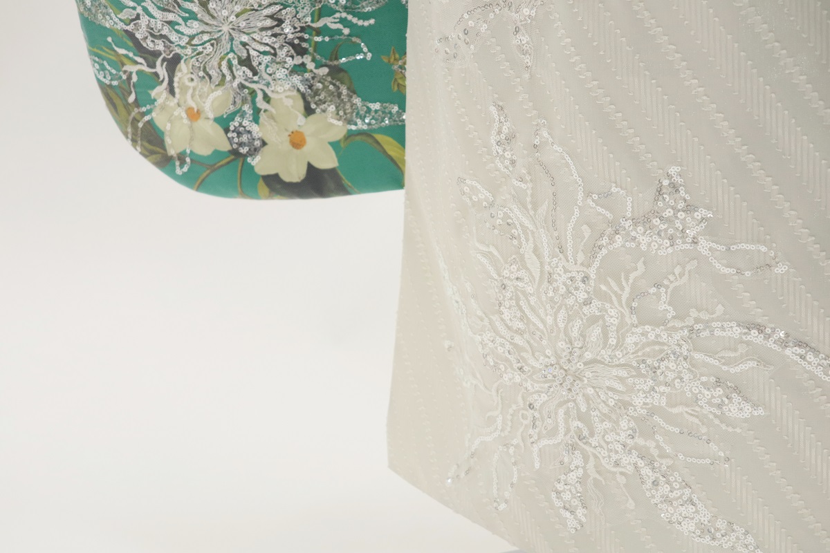 デザイン振袖 「リューサ・ローズ」DK-006A グリーン - 画像 (15)