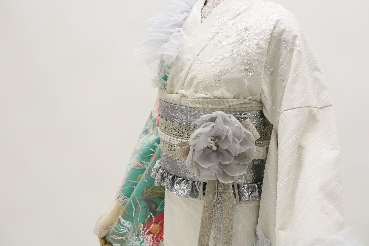 デザイン振袖 「リューサ・ローズ」DK-006A グリーン - 画像 (16)