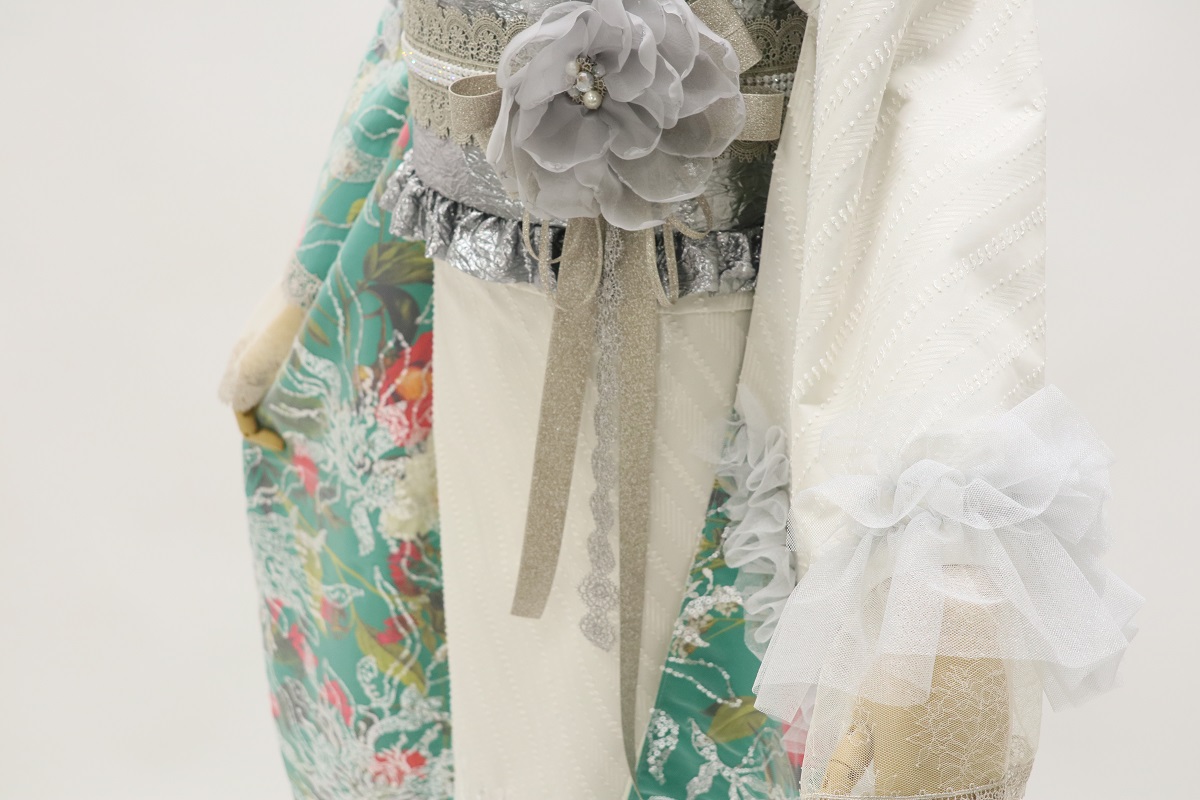 デザイン振袖 「リューサ・ローズ」DK-006A グリーン - 画像 (11)