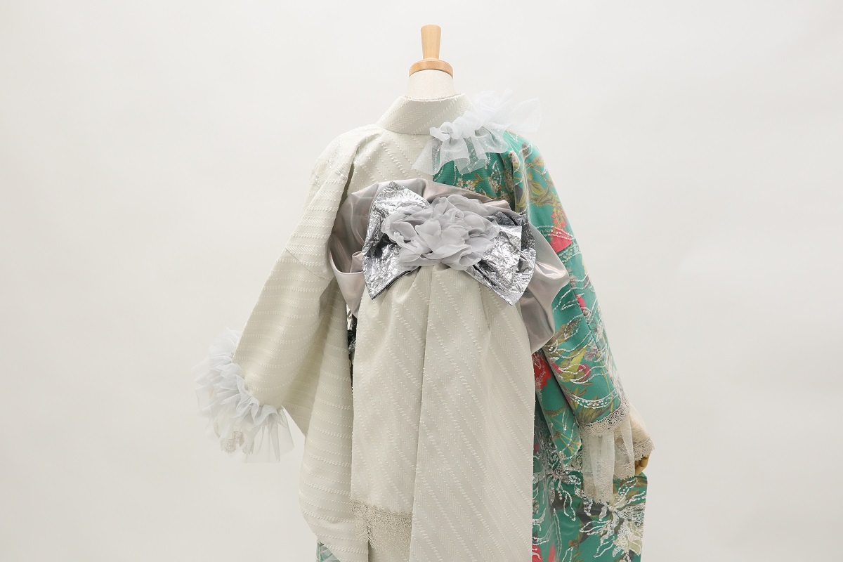 デザイン振袖 「リューサ・ローズ」DK-006A グリーン - 画像 (13)