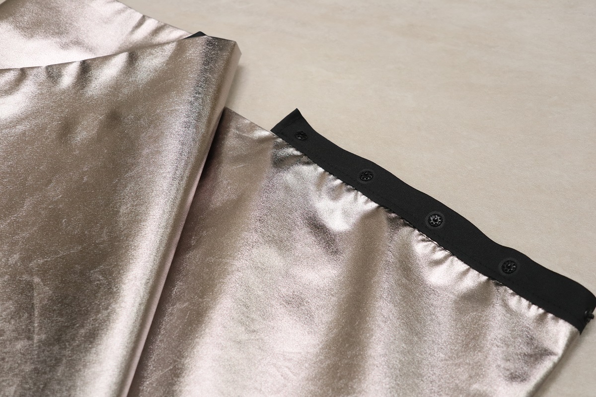 デザイン振袖 「リューサ・ローズ」DK-005B ブラック -片袖シースルータイプ- - 画像 (15)