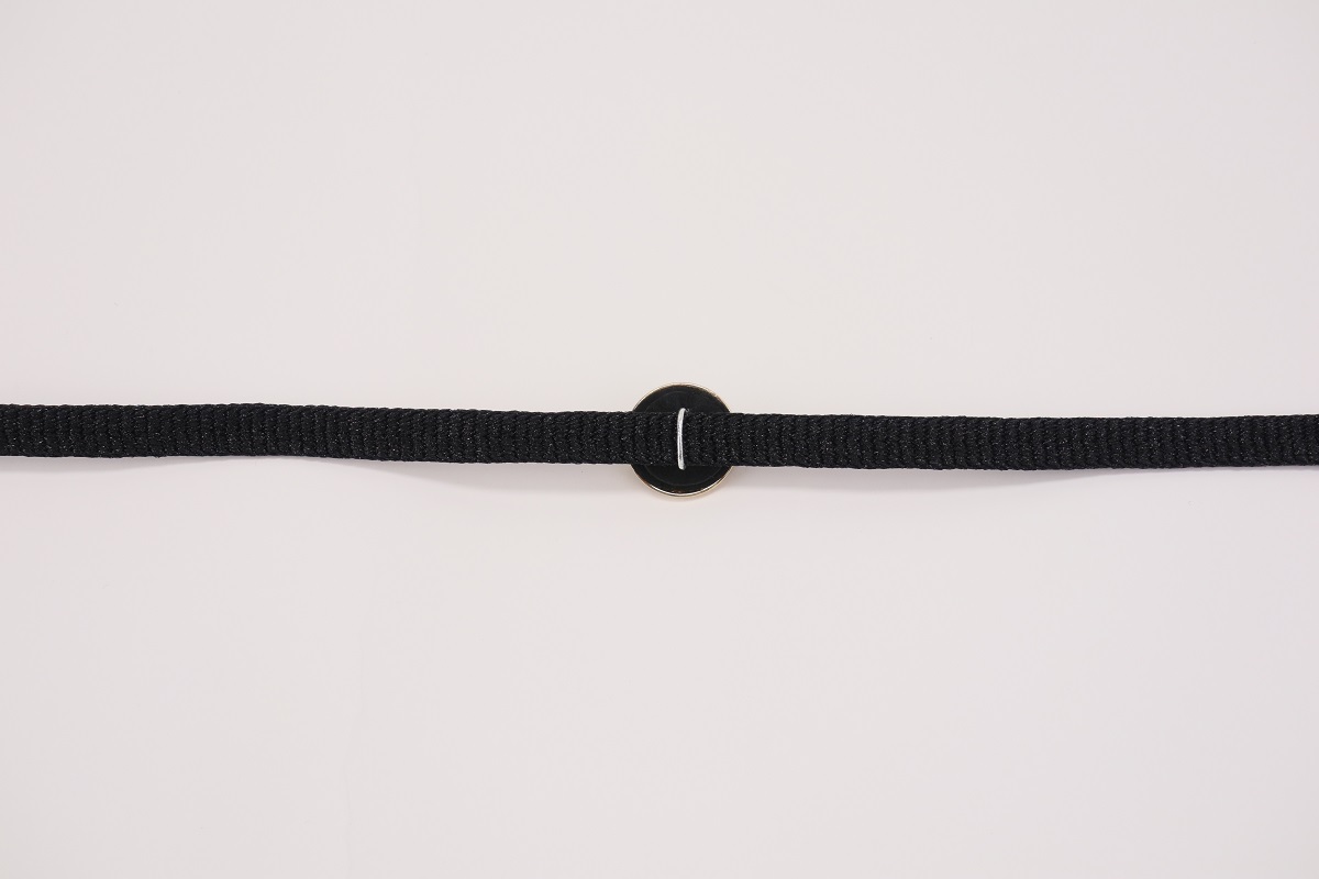 ラメ糸 平帯締め 【ブラック】FD-005 - 画像 (9)