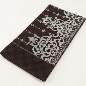 袋帯【正絹】振袖用　RO0825-OF01ブラウンシルバー