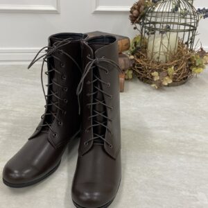 【アウトレット】女児国産ジュニアブーツ 焦げ茶 22.5cm