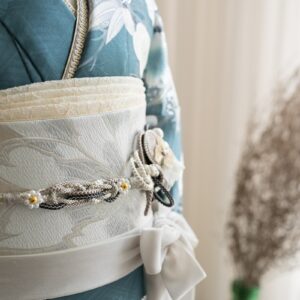 FA-006　ボンディングレース帯揚　オフホワイト