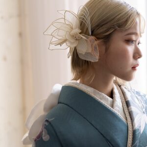 【受注品】髪飾り大人用CM-T7-1003　アイボリー