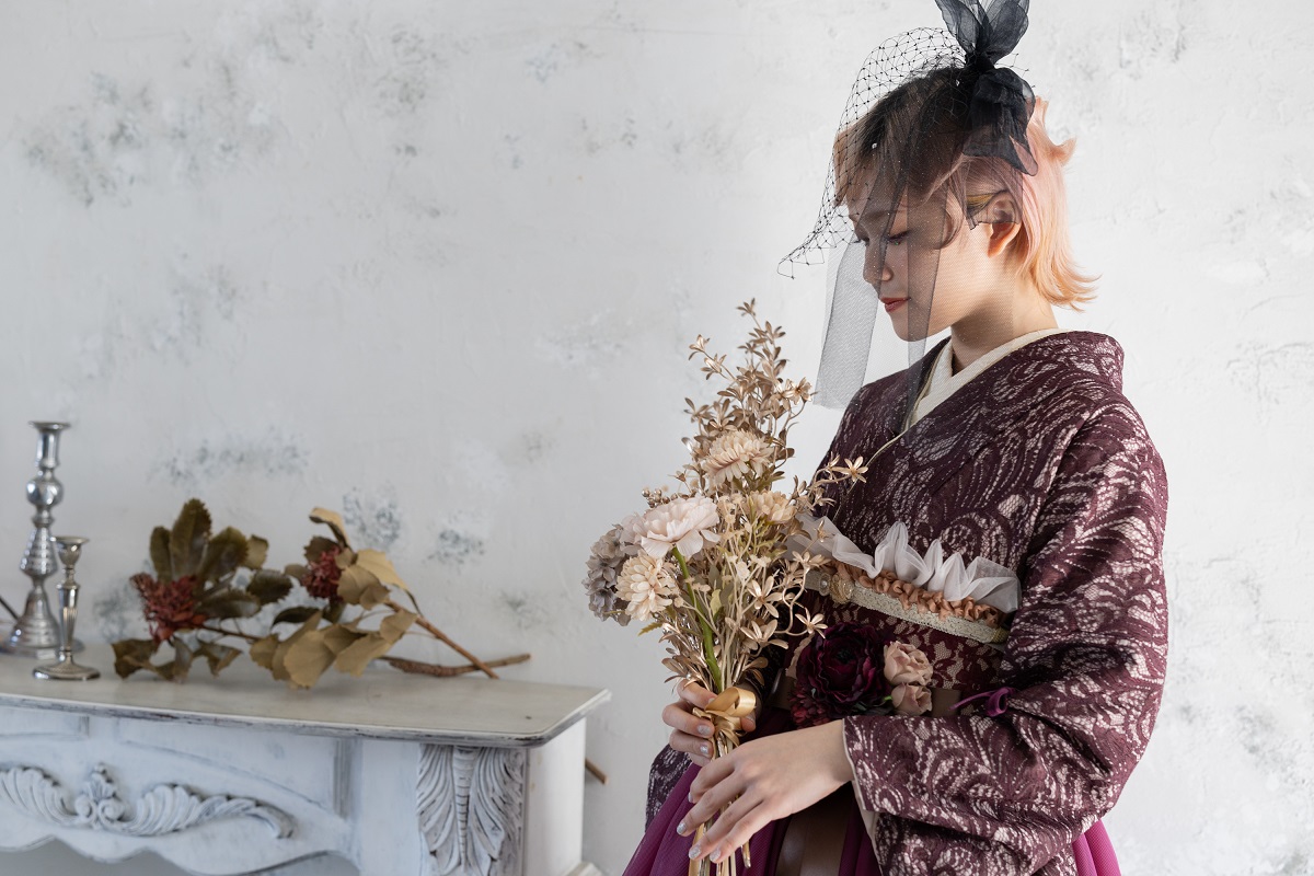 【ﾗﾌｨﾈｵﾘｼﾞﾅﾙ】チュールネット髪飾り　-2colors- - 画像 (9)