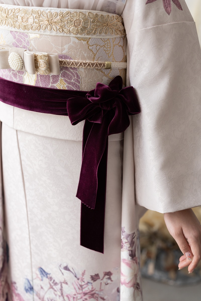 【受注品】ラフィネオリジナル振袖用ベルベットしごき -5色展開- - 画像 (17)