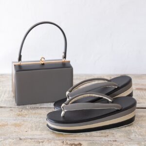 【ﾗﾌｨﾈｵﾘｼﾞﾅﾙ】合皮草履バッグセット　RZB-24a　2段